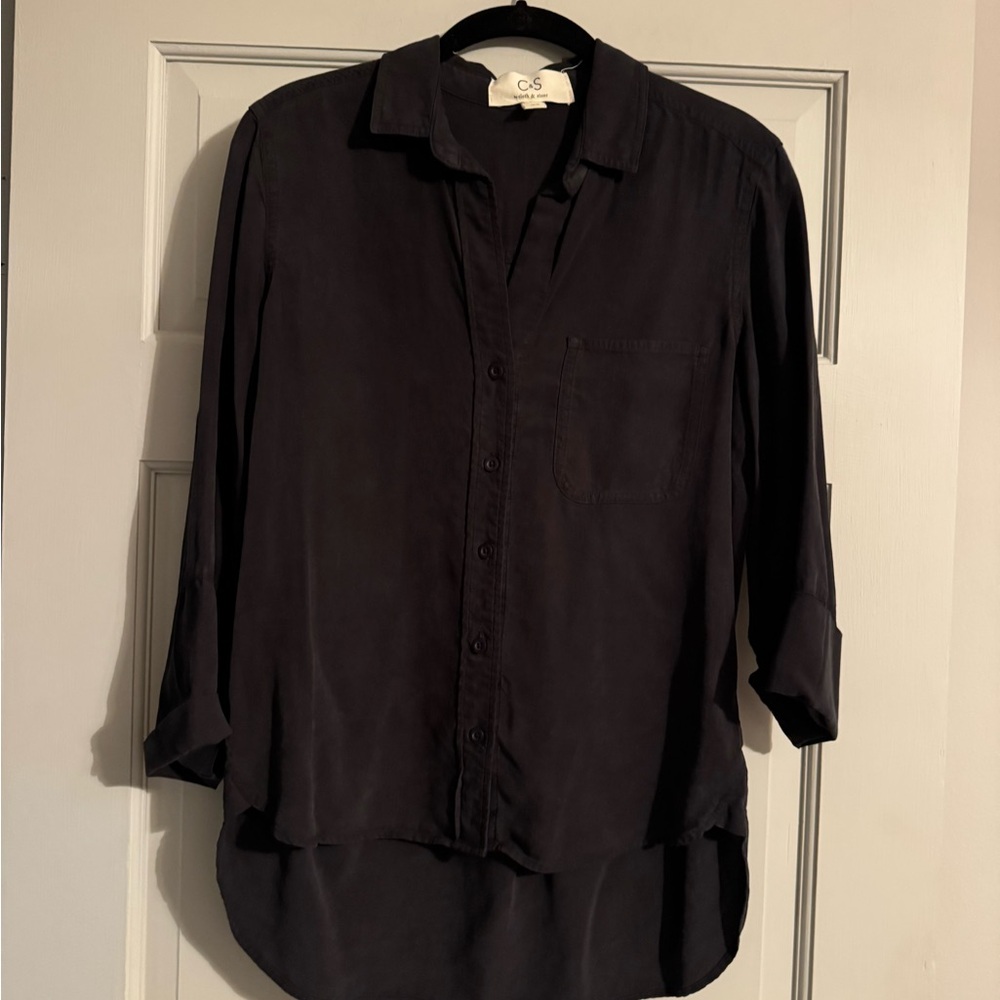 Cloth & Stone Black Blouse